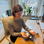 Reorganisera på instagram använder etikettskrivare från Niimbot