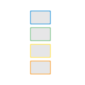 Niimbot Etikettrulle - Färgglad, 45 x 30, 230 st - LabelMate