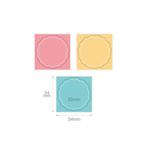 Niimbot Etikettrulle - Godis, runda 34 x 34 mm, 200 st (2 rullar) - LabelMate